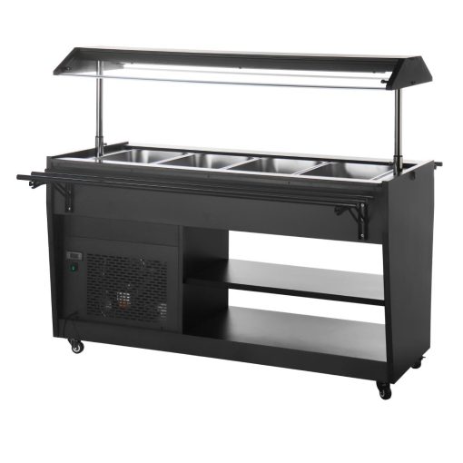 Polar G-Series Refrigerated Buffet Bar in Black (PG007)