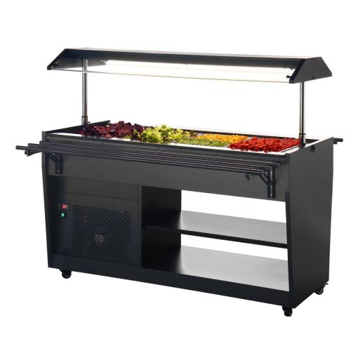 Polar G-Series Refrigerated Buffet Bar in Black (PG007)