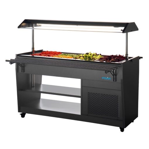Polar G-Series Refrigerated Buffet Bar in Black (PG007)