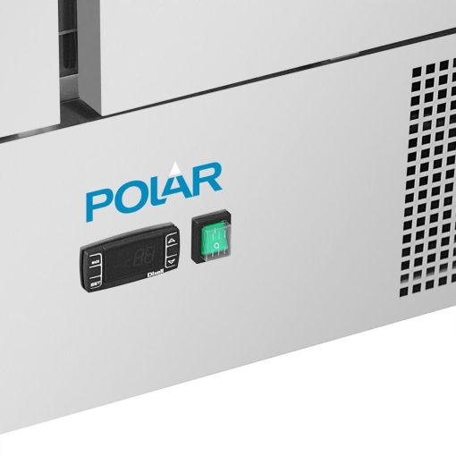 Polar U-Series Ventilated 3 door Saladette Counter (UA090)