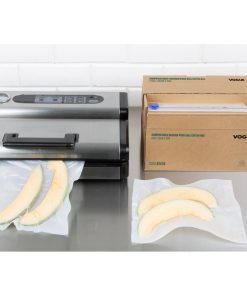 Vogue Compostable Vacuum Pack Roll Cutter Box 20cm x 30m (AT477)