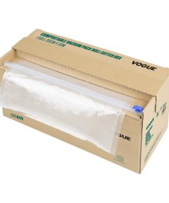 Vogue Compostable Vacuum Pack Roll Cutter Box 30cm x 30m (AT478)