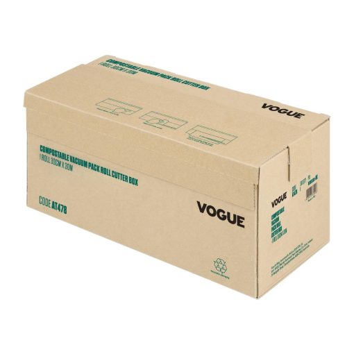Vogue Compostable Vacuum Pack Roll Cutter Box 30cm x 30m (AT478)