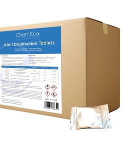 ChemEco 4-in-1 Disinfectant Tablets 50 Pack (CU242)