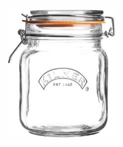 Kilner Clip Top Square Jar 1000ml (CZ892)