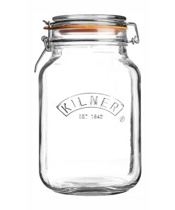 Kilner Clip Top Square Jar 1500ml (CZ893)