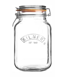 Kilner Clip Top Square Jar 2000ml (CZ894)