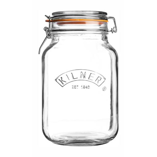 Kilner Clip Top Square Jar 2000ml (CZ894)