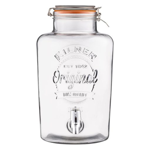Kilner Clip Top Round Drinks Dispenser 8000ml (DM255)