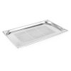 Vogue Stainless Steel Heavy Duty Perforated 1-1 Gastronorm Tray 20mm (DM971)