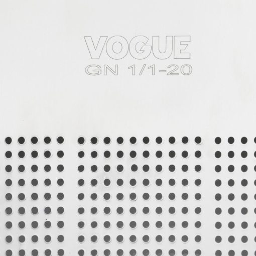 Vogue Stainless Steel Heavy Duty Perforated 1-1 Gastronorm Tray 20mm (DM971)
