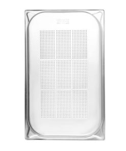 Vogue Stainless Steel Heavy Duty Perforated 1-1 Gastronorm Tray 40mm (DM972)