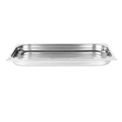 Vogue Stainless Steel Heavy Duty Perforated 1-1 Gastronorm Tray 40mm (DM972)