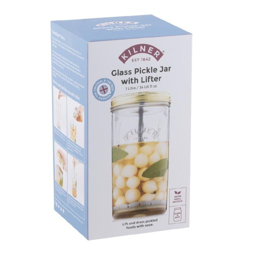 Kilner Pickle Jar With Lifter 1Ltr (DN592)