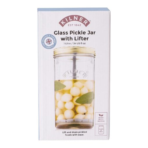 Kilner Pickle Jar With Lifter 1Ltr (DN592)