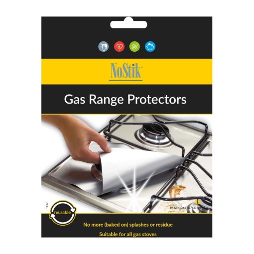 NoStik Heavy Duty Gas Range Protector 270 x 270mm 4 pack (DP546)