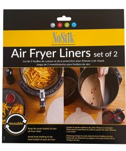 NoStik Air Fryer Liner Round 235mm 2 pack (DP549)