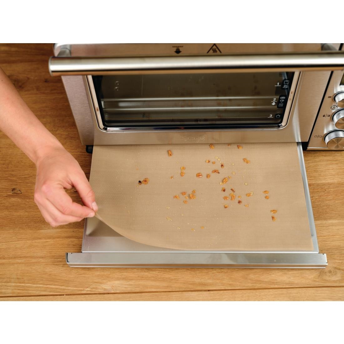 NoStik Air Fryer Liner Rectangular 310x400mm 2 Pack (DP550)