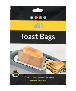 NoStik Toast Bags Brown 2 Pack (DP556)