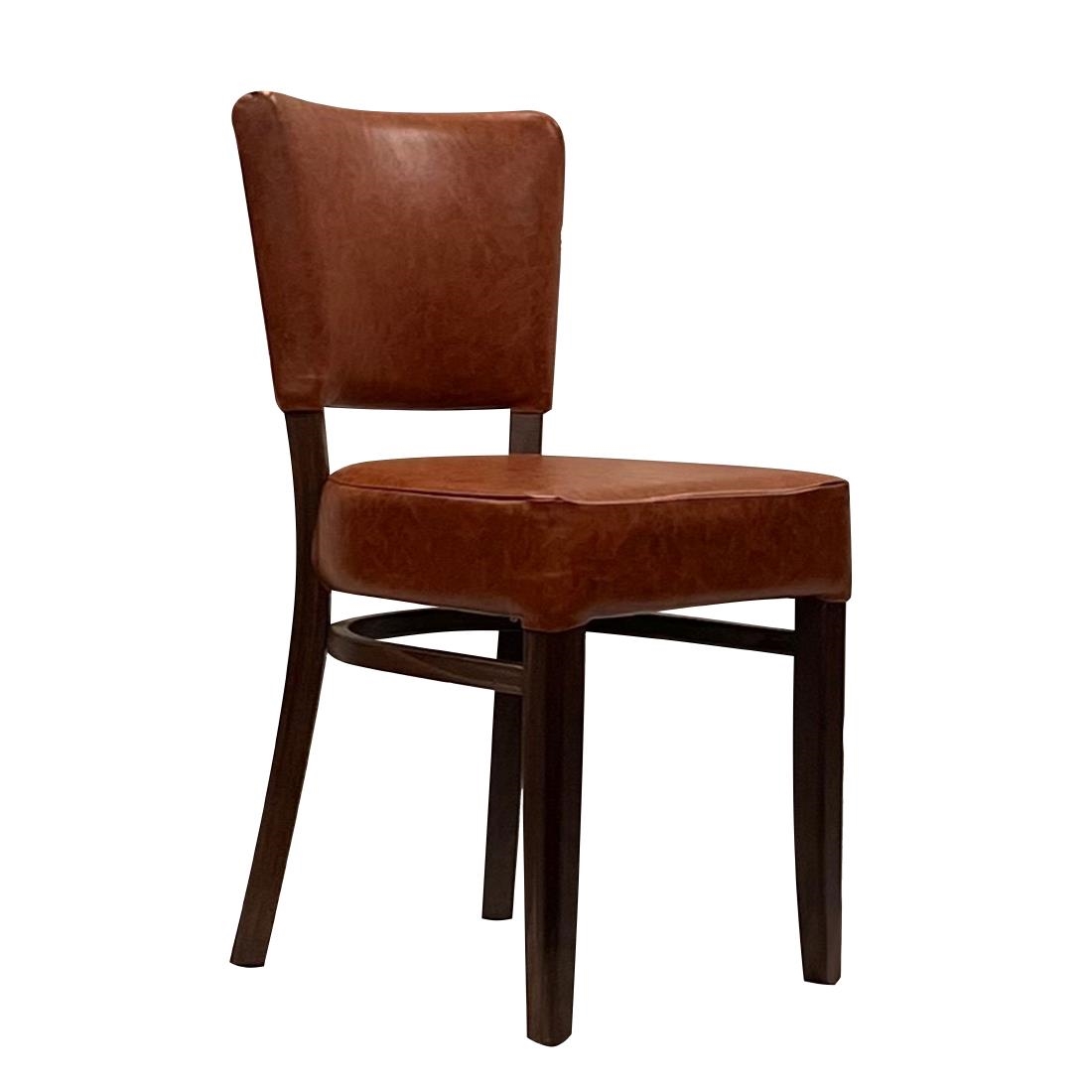 Oregon Dining Chair with Bison Tan Vinyl Pack of 2 (DP658)