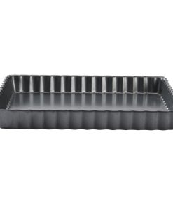 De Buyer Non-Stick Square Fluted Tart Mould 230mm (DP744)