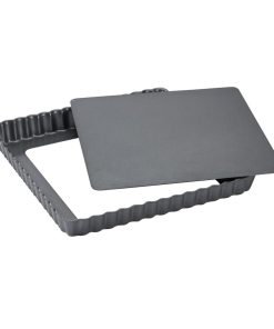 De Buyer Non-Stick Square Fluted Tart Mould 230mm (DP744)