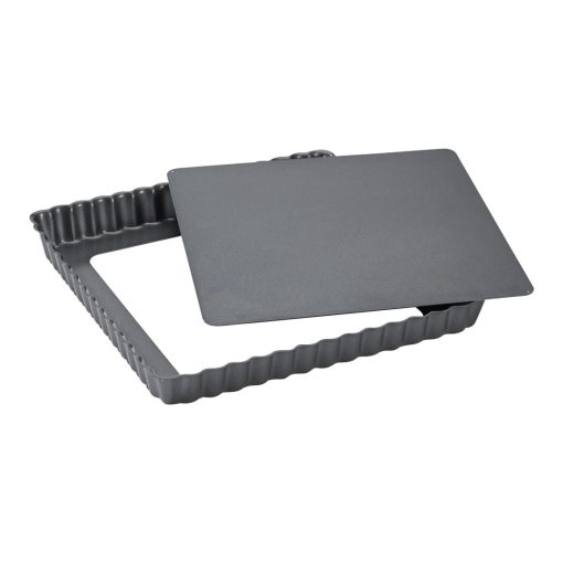 De Buyer Non-Stick Square Fluted Tart Mould 230mm (DP744)