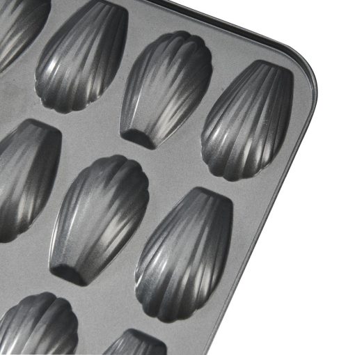 De Buyer Non-Stick 12 Hole Madeline Mould Tray (DP746)