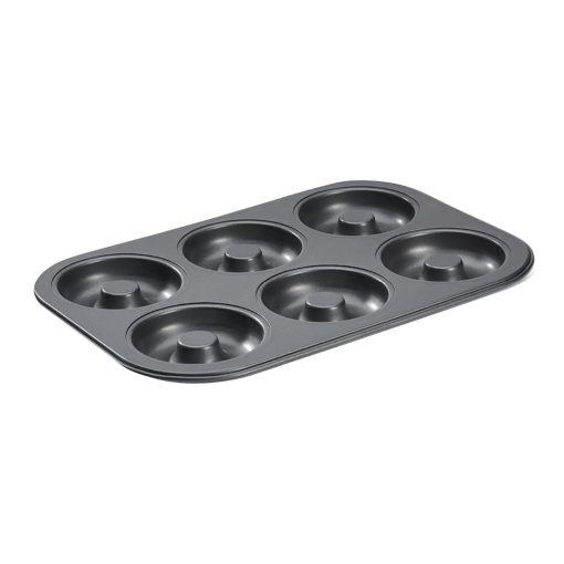 De Buyer Non-Stick 6 Hole 8cm Mini-Savarins Mould (DP748)