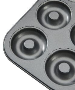 De Buyer Non-Stick 6 Hole 8cm Mini-Savarins Mould (DP748)