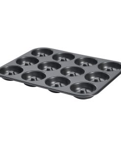 De Buyer Non-Stick 12 Hole 7cm Mini-Savarins Mould (DP749)