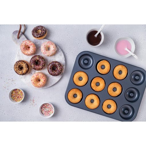 De Buyer Non-Stick 12 Hole 7cm Mini-Savarins Mould (DP749)