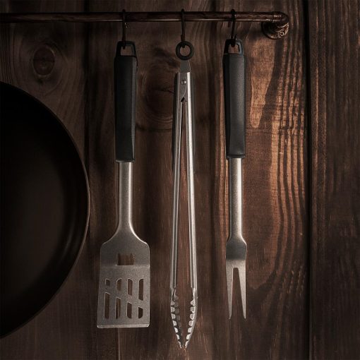 Tramontina Barbecue Tools Set Black 3 pack (DP778)