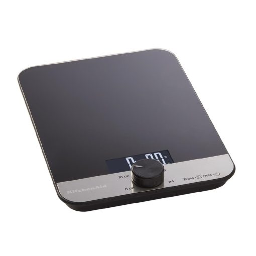 KitchenAid Global Digital Glass Kitchen Scales Black 5000g (DX298)