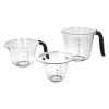 KitchenAid Measuring Jugs Black 3 Pack (DX313)