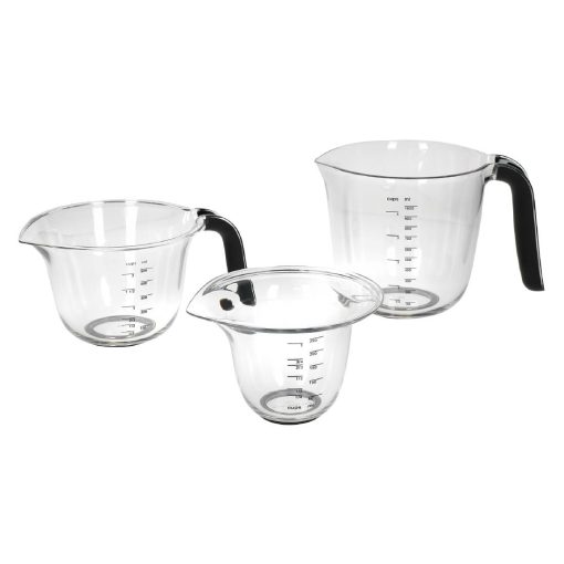 KitchenAid Measuring Jugs Black 3 Pack (DX313)