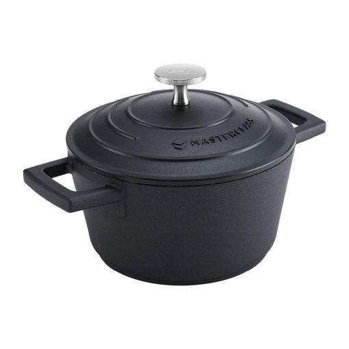 MasterClass Cast Aluminium Casserole Black 1400ml (DX365)