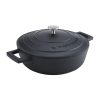 MasterClass Cast Aluminium Shallow Casserole Black 2500ml (DX366)