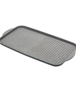 MasterClass Dual Griddle Tray 460mm Cast Aluminium (DX380)