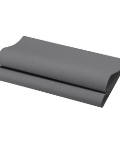 BIO Dunisoft Dinner Napkin Granite Grey 400x400mm 360 Pack (DX502)
