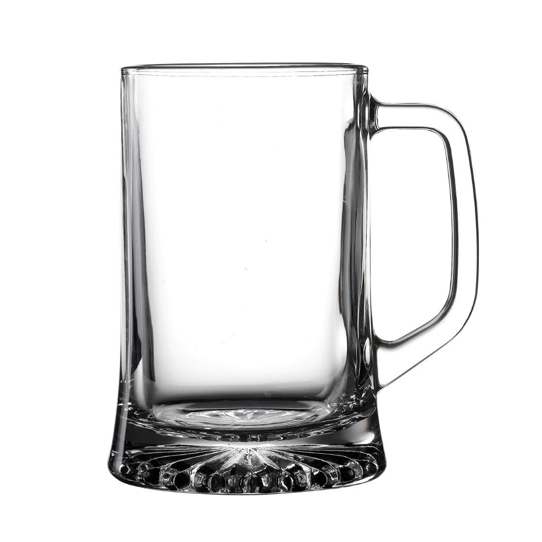 Onis Maxim Beer Mugs Nucleated 620ml Lined 1 Pint 6 pack (DX731)