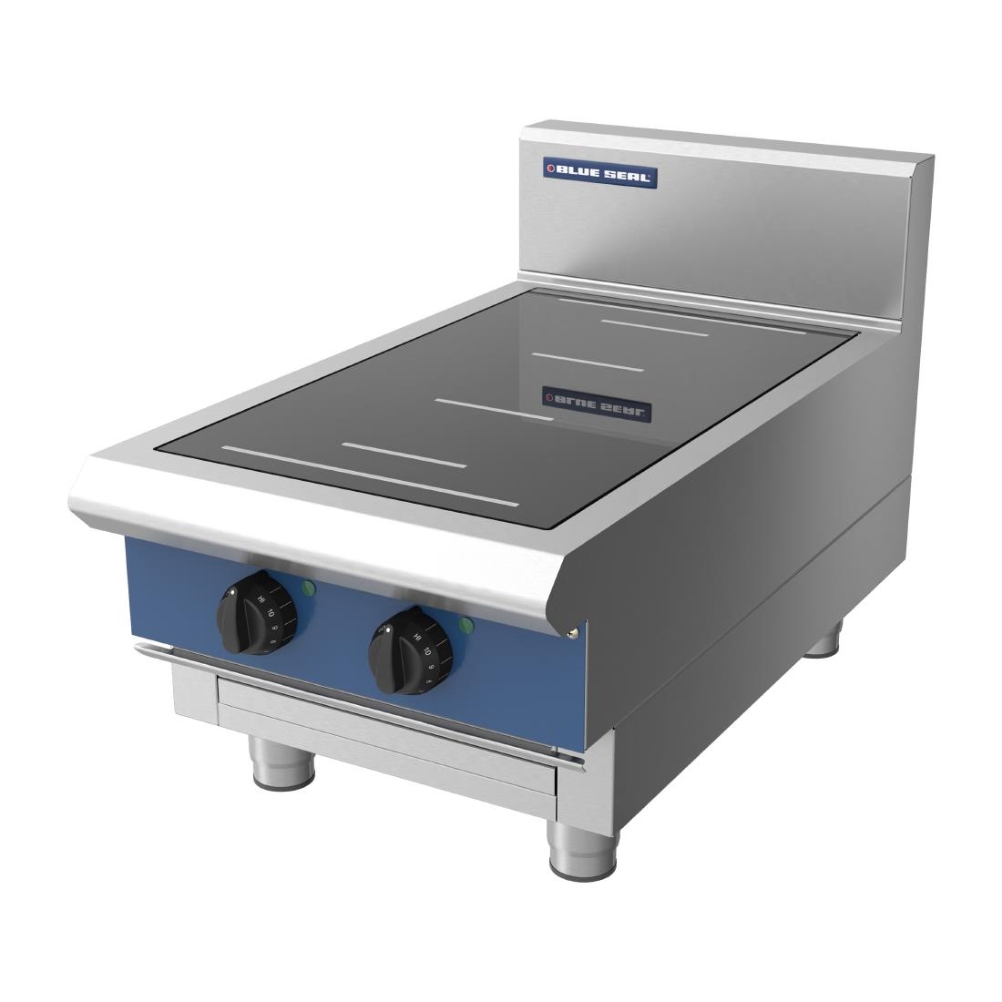Blue Seal 2 Zone Countertop Full Area Induction Hob 10kW IN512F-B (DX753)