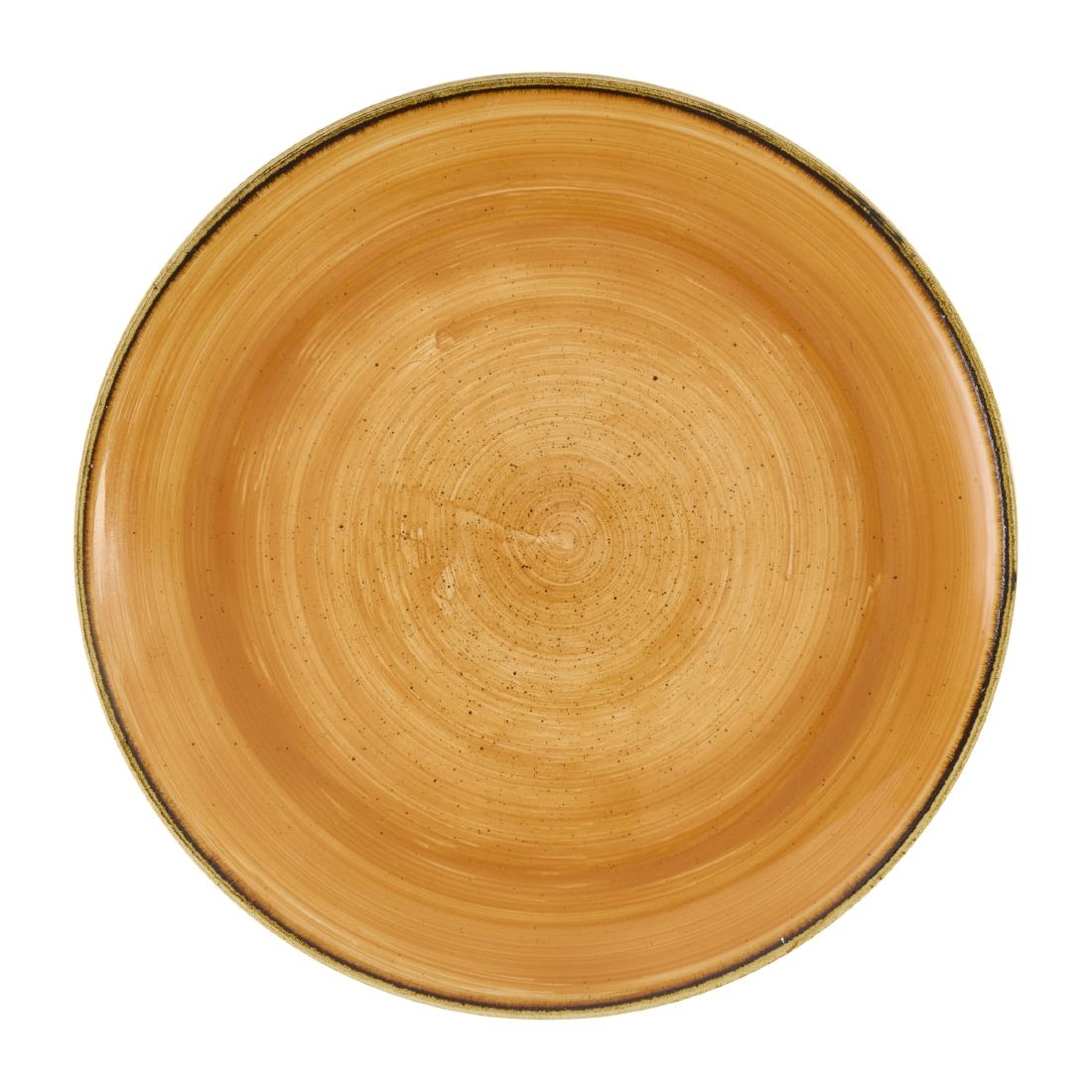 Churchill Stonecast Tangerine Coupe Plate 260mm 12 Pack (DX773)