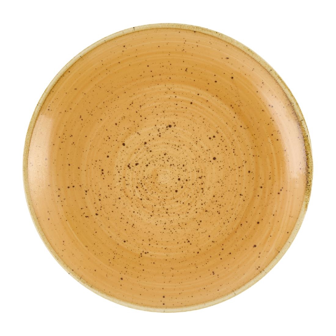 Churchill Stonecast Tangerine Coupe Plate 165mm 12 Pack (DX775)