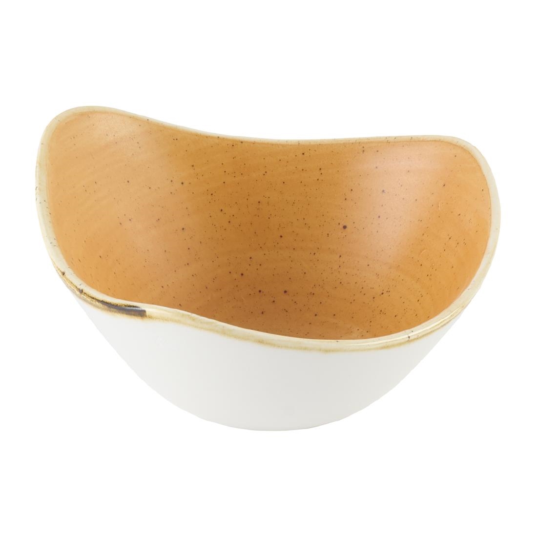 Churchill Stonecast Tangerine Triangle Bowl 153mm 12 Pack (DX780)