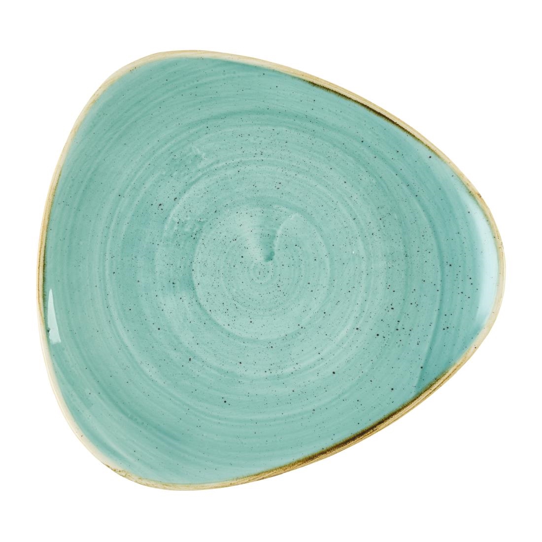 Churchill Stonecast Mint Triangle Plate 229mm 12 Pack (DX789)
