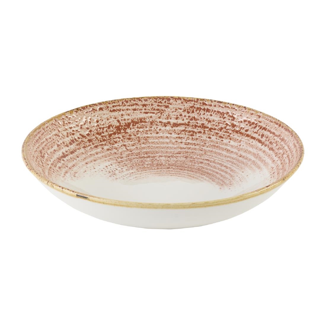 Churchill Studio Prints Homespun Accents Coral Coupe Bowl 248mm 12 Pack (DX798)