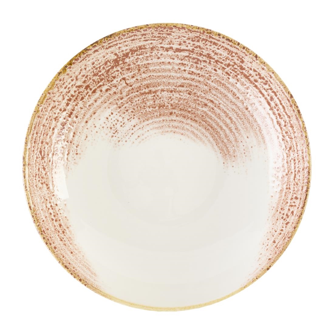 Churchill Studio Prints Homespun Accents Coral Coupe Bowl 248mm 12 Pack (DX798)