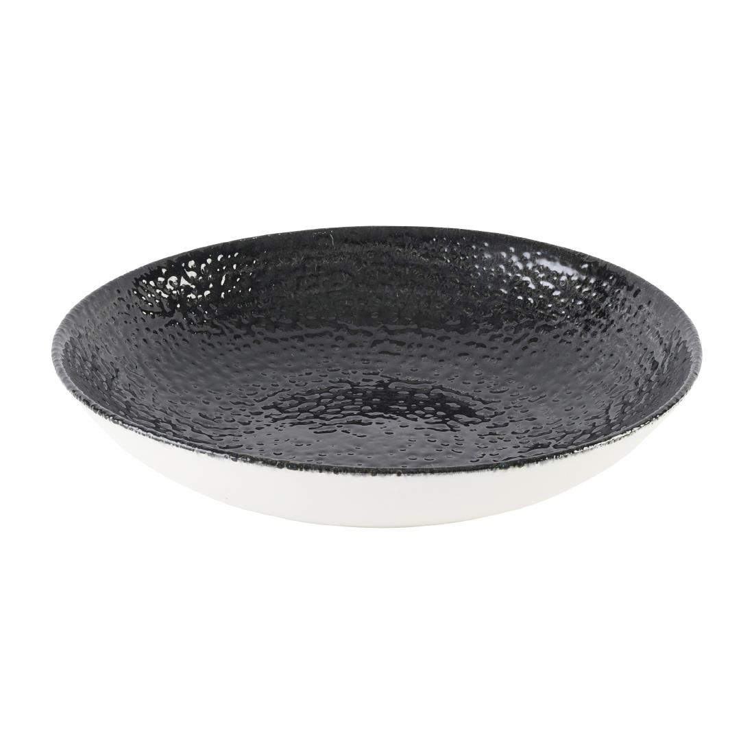 Churchill Studio Prints Homespun Chroma Carbon Coupe Bowl 182mm 12 Pack (DX821)