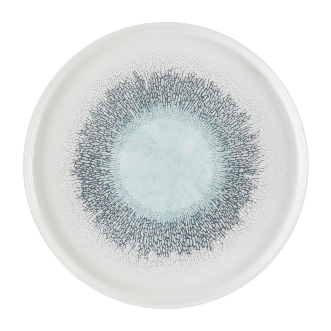 Churchill Studio Prints Fusion Aquamarine Chefs Walled Plate 260mm 6 Pack (DX832)